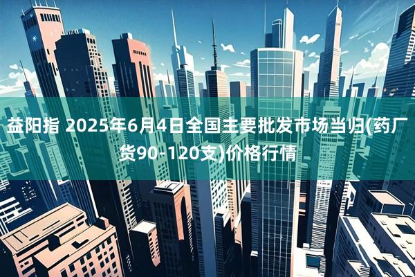 益阳指 2025年6月4日全国主要批发市场当归(药厂货90-120支)价格行情