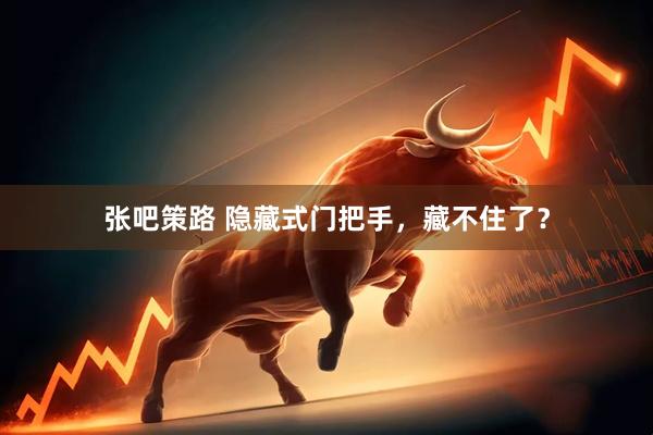张吧策路 隐藏式门把手，藏不住了？